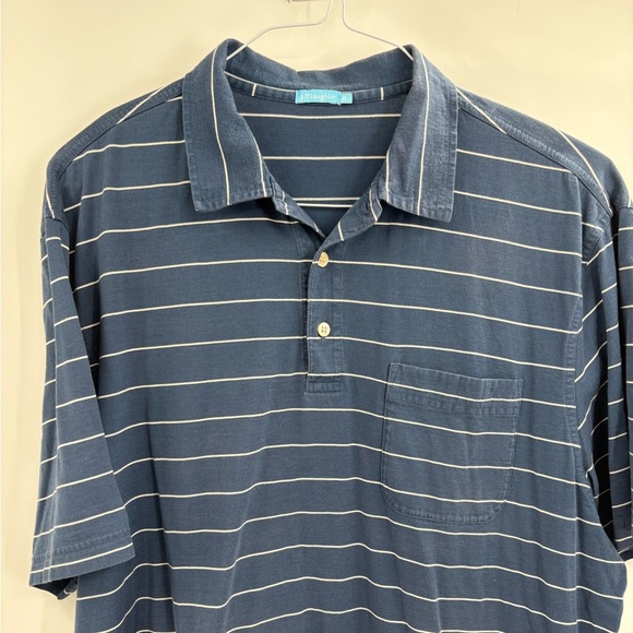 J.mclaughlin Navy Blue Tennis Golf Polo Tee Short Sleeve Cotton T-shirt Size Xl - Picture 3 of 16